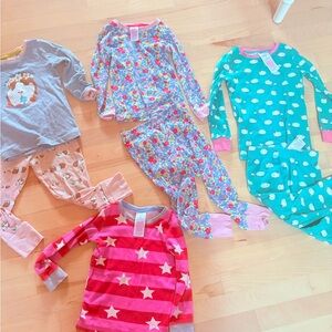 3 pairs Mini Boden Multicolor Kids Pajama Set